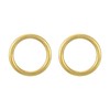 uxcell 2Pcs O Ring Buckle 38mm/1.5", Brass Seamless Welded Circle