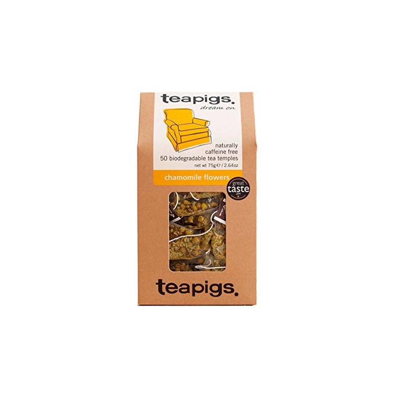 Teapigs Chamomile Herbal Tea Bags Made with Whole Flowers (1