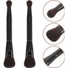 Brocha de Maquillaje Doble HOLIDYOYO KD624S2500IY Negra de Precisión 2