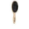 HAIR BRUSH cushion bristles mixed oak wood body 1 pz