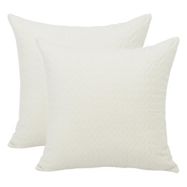 Cushion Covers 45x45cm Set of 2 Cover - Decorative Throw Pillow Covers Square Pillowcases 526-0590