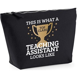 Hippowarehouse This is What a Top Class Teaching Assistant Looks Like printed make up cosmetic wash bag 18x19x9cm