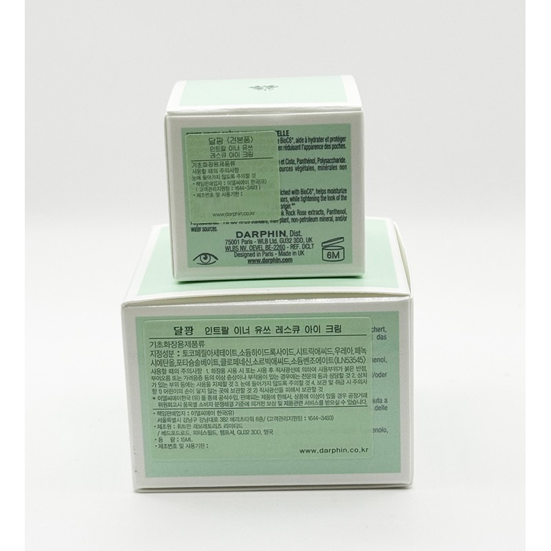 Darphin Intral Inner Youth Rescue Eye Cream 15ml + 15ml