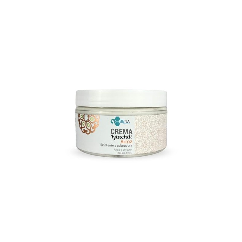 Crema Aclaradora Exfoliante Arroz Y Manteca De Karité Bena