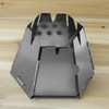 Mini Folding Stainlesss Steel Hexagon Wood Stove Portable Outdoor Camping