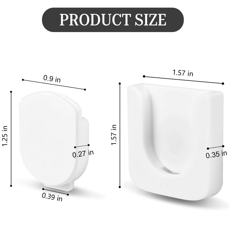 DabbOo Pack of 4 Magnetic Wall Mount Remote Control Magnetic