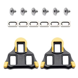 MTB SPD Cleats for Cycling Shoes | High Quality Pedal Cleats Compatible with Shimano SPD | Non-Slip & Durable for Mountain Bike, Trekking & Road Bike | Includes Adjustment Screws & Mounting Tool