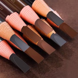 Eyebrow Pencil, Eyebrow Pencil (Drawstring Type), Waterproof, Long Lasting, Sweat Resistant, 4 Colors! Easy Coloring, Practical Eyebrow Pencil for Beginners, Eyebrow Pencil, Smearproof Eyebrow Pencil,