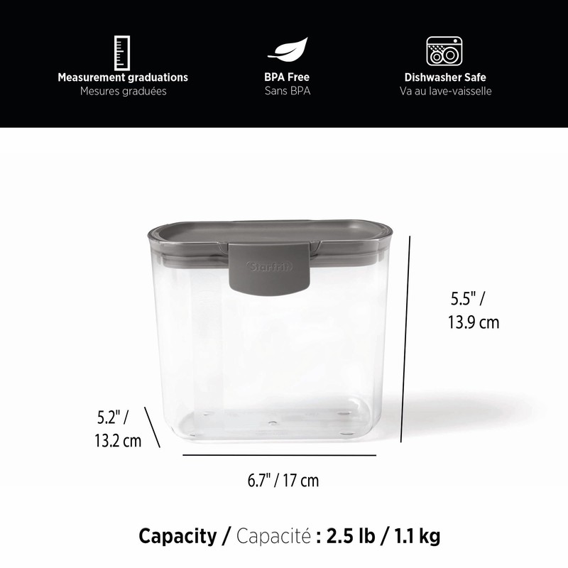 Starfrit ProKeeper Brown Sugar Container with Terracotta Disk - Graduated