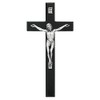 10 Black/Silver Crucifix"