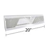 Air Rite Baseboard Register 20" (White)