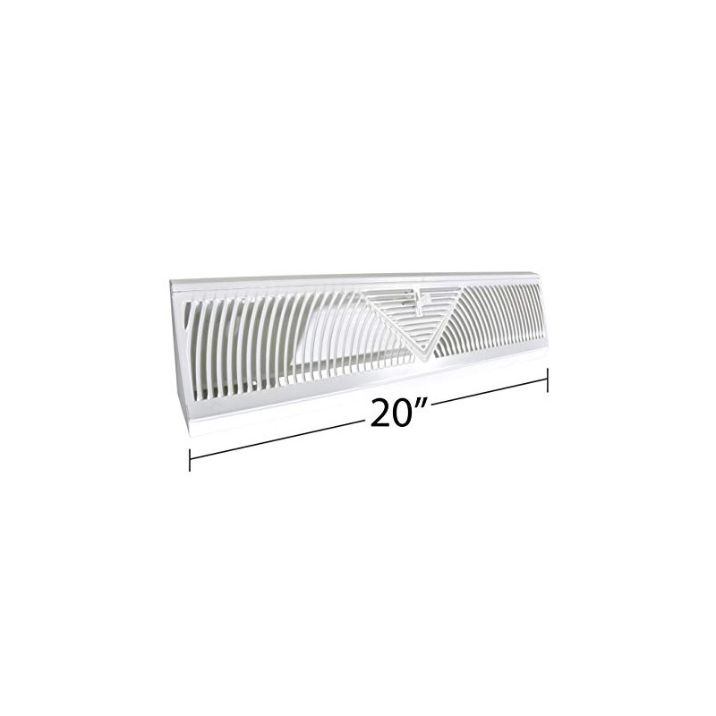 Air Rite Baseboard Register 20" (White)