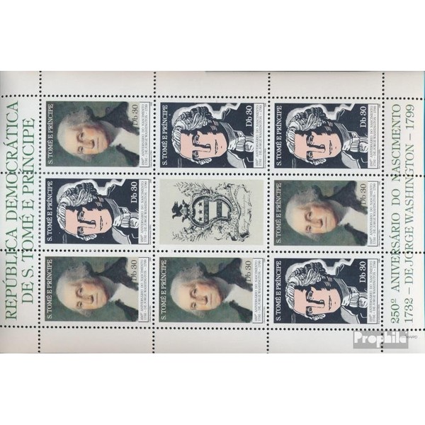 Prophila Collection Sao Tome e Principe 774A-775A Miniature Sheet (Complete