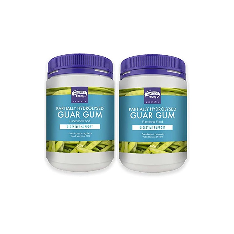 Wonder Foods Partially Hydrolysed Guar Gum 300g - Pack of