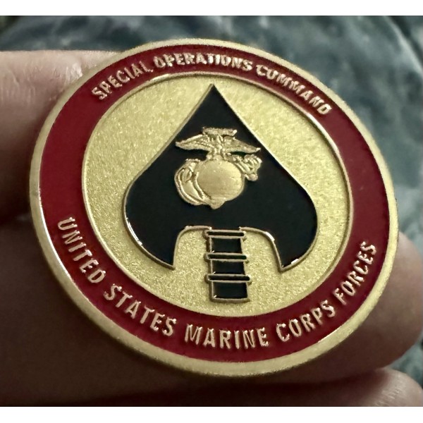 USMC MARINE CORPS SPECIAL OPERATIONS COMMAND Challenge Coin. USA