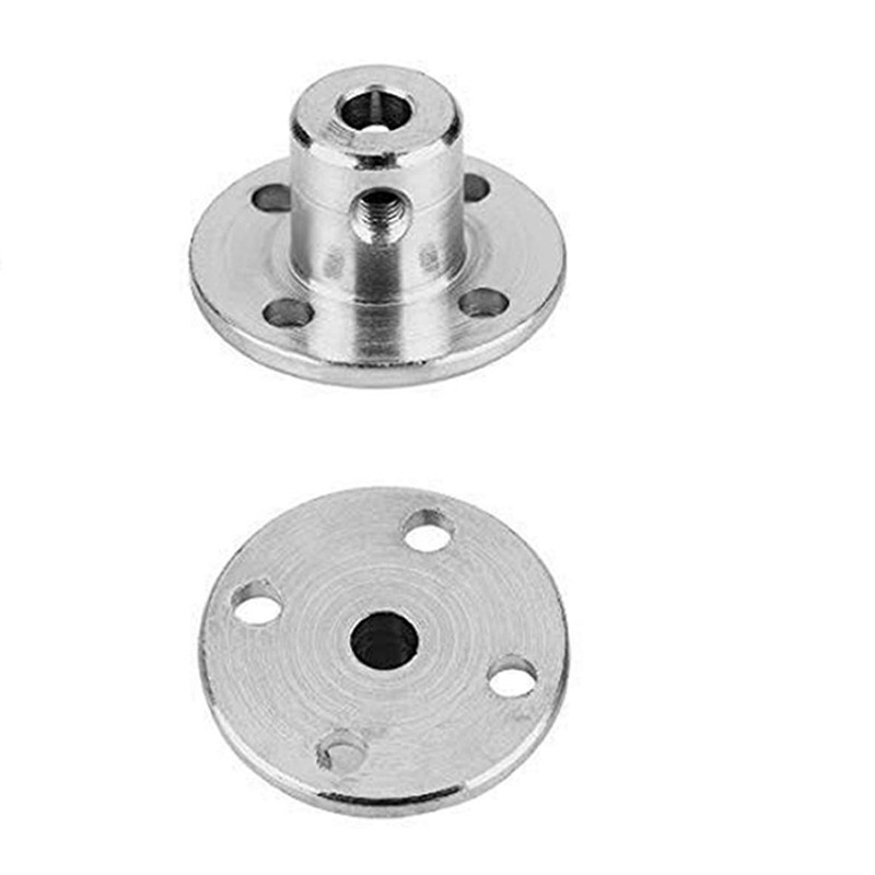 4Pcs 6mm Flange Coupling Connector, Rigid Guide Model Coupler Accessory,
