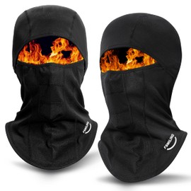Fleece Balaclava Ski Mask for Men Women Winter Face Mask Full Face Cover Cold Weather Gear Skiing Snowboarding Neck Gaiter