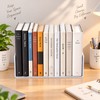 Multi Compartment Desktop Books Stand Organizer For Students Books And