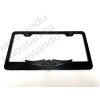 License Plate Frame Shop 1x (Black) For F150 HD 3D