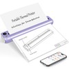 Rongta Portable Printer Wireless for Travel, Bluetooth WiFi Inkless Thermal
