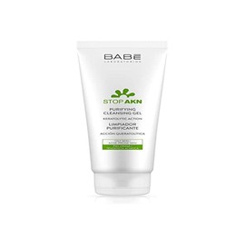 Laboratorios Babé - Stop Akn Limpiador Facial Purificante 200 ml, Tratamiento Acné, Piel Grasa, Seborregulador, Matificante, Limpieza e Higiene Facial, Uso Diario, Evita El Acné