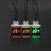 DMWD Voltage Meter Indicator AC50-500V 22mm Square LED Digital Display