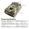 KEPEAK 1/2/3/4 Pack Hunting Game Trail Camera 36MP Wildlife Waterproof
