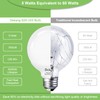 Dekang 8-Pack LED Vanity Light Bulbs for Bathroom 4000K Natural