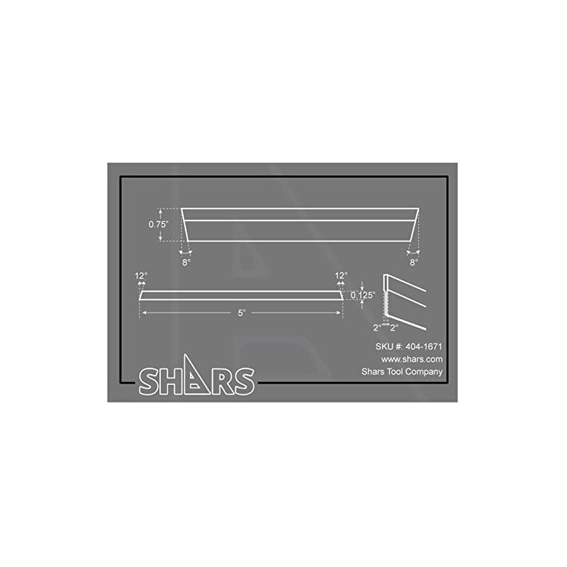 Shars 1/8 x 3/4 x 5" HSS P Type Cut-Off