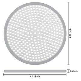 1 Piece Strainer for Shower Drain Strainer, Stainless Steel Hair Catcher, Shower Drain Protector, for Sink, Bathroom, Kitchen, 11.8 cm