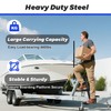 Boat Trailer Steps，Anti-slip Boat Steps Fit 3*3/5" Trailer Tongue, 440lbs