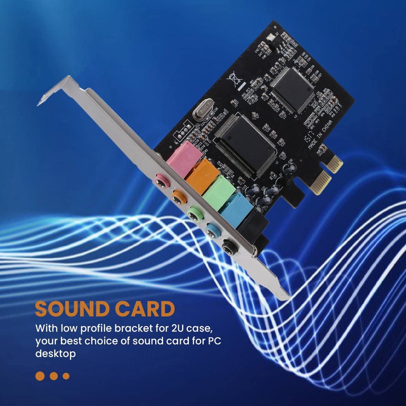 Internal Sound Card for Ahvqevn 5.1 with Low Profile Bracket,