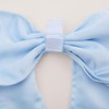 Personalization Universe Embroidered Initial Blue Bow Wicker Easter Basket with
