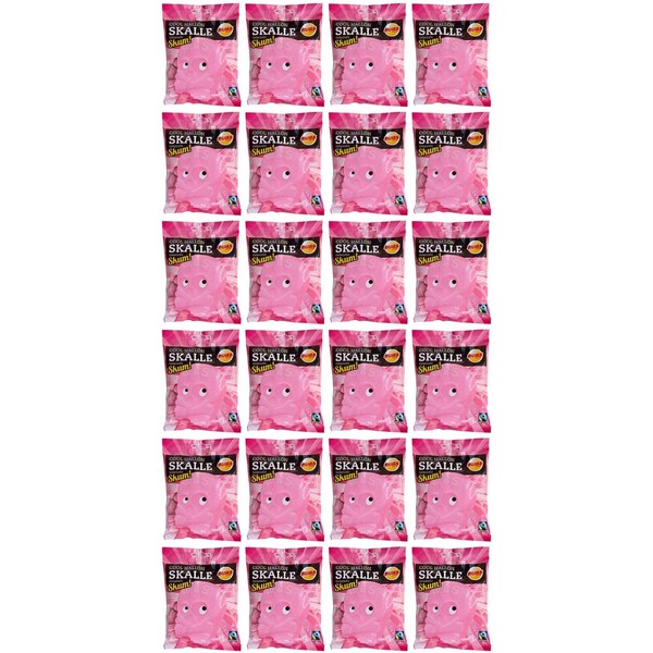 Bubs Skull Cool Raspberry Liquorice 24 Pack of 90 g
