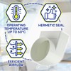 Elbow Pipe Connector Rectangular to Round ø 100mm with Operating