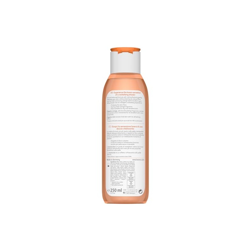 lavera Body Wash Vitalizing - gentle cleansing with orange &
