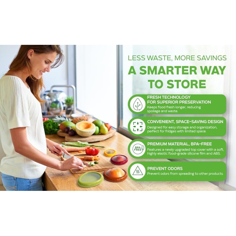 MAJESTY WORLD Fresh Stretch Pods - Avocado Saver | Anti-Oxidation
