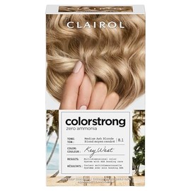 Clairol Clairol ColorStrong Permanent Zero Ammonia Hair Dye, 8.1 Medium Ash Blonde - Key West Hair Color, Pack of 1