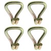 Heyous 4PCS Double J Hooks Heavy Duty Steel Ratchet Strapping
