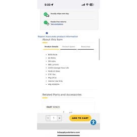 Unbranded 65w 80° Br30 Incand Reflector Bulb (12-Pack)