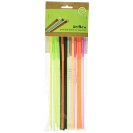 NRS Healthcare One Way Flextendable Straws, 15-Piece