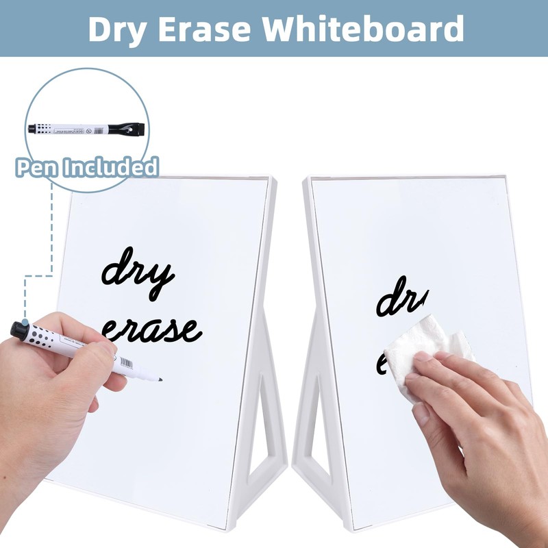 Magnetic A4 Dry Erase Small Whiteboard Desktop (30 cm x