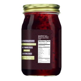 Green Jay Gourmet Spicy Jam Variety Pack - All-Natural Raspberry Jalapeno Jam, Strawberry Jalapeno Jam, Blackberry Jalapeno Jam - Vegan, Gluten-free Jam - No Preservatives - USA Made - 3 x 20 Ounces