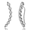 Amy & Annette 18 Karat White Gold Plated Earring Climber
