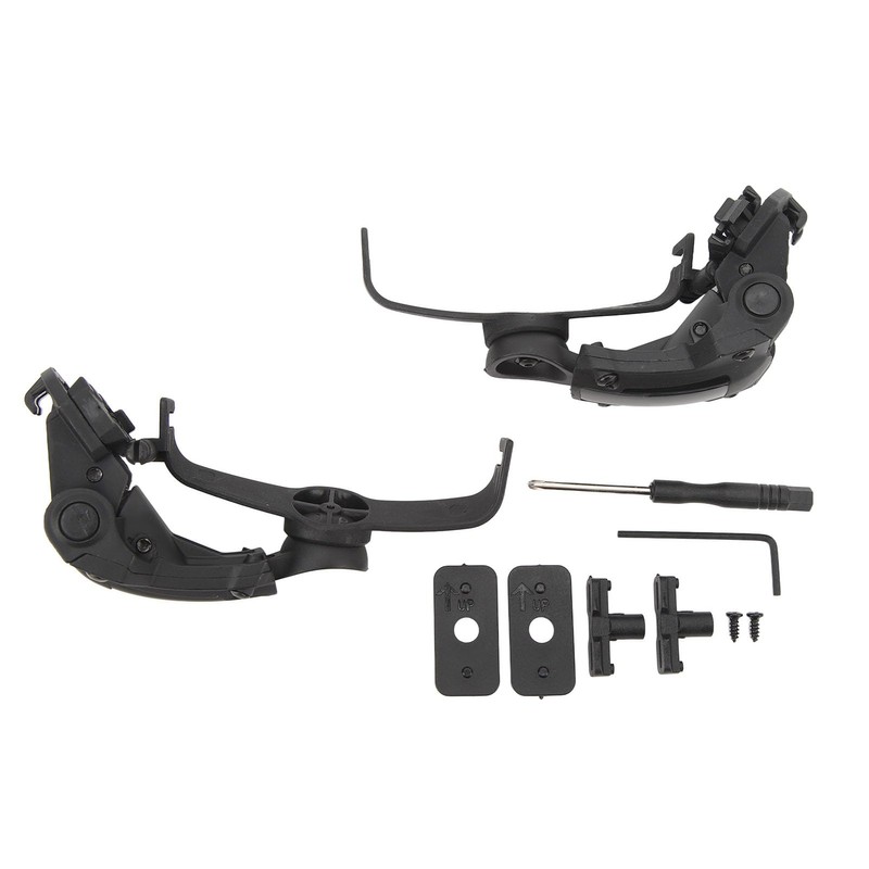 LJCM Helmet Rail Adapter Headphone Mount, Ventilation Wide Compatibility Easy