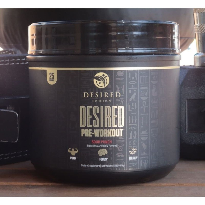 Desired Pre Workout - Energy, Endurance, Focus, Pump and Strength