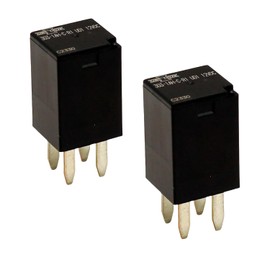 Automotive Purpose Relays 303-1AH-C-R1-U01-12VDC SPNO, 20A 12VDC for Polaris RZR Slingshot Cooling Fan,Weatherproof Version (Pack fo 2)