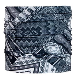 Turtle Fur Comfort Shell UV Totally Tubular Upper Half Protective Face Mask Bandana Neck Gaiter, All Patched Up