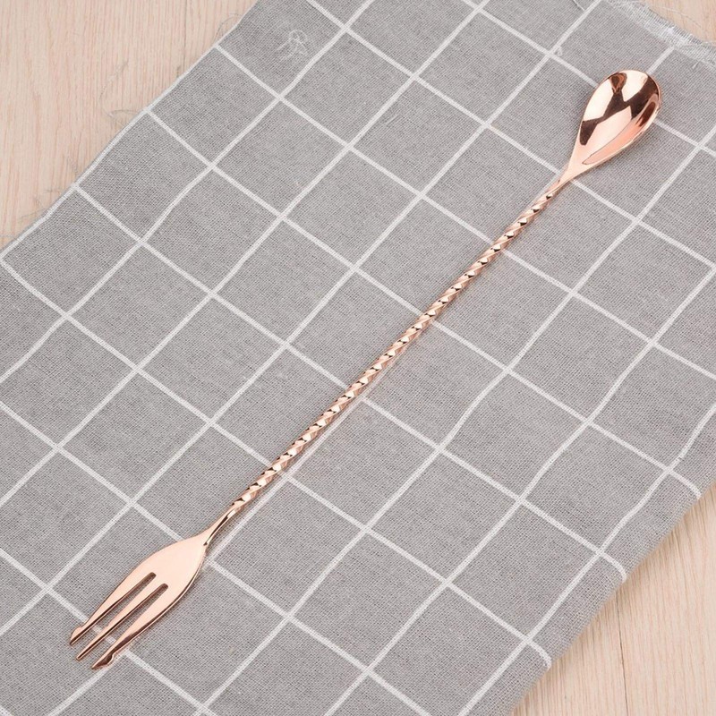 Bar Spoon, Professional Stainless Steel Cocktail Spoon for Bar Restaurant