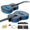 ZENY 38-in Kid Beginner Acoustic Guitar Set Right-handed W/Case, Strap,